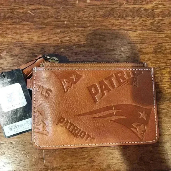 Jack Mason Brand Handbags - JML by Jack Mason New England Patriots Women's Sideline zip coin Wallet NEW